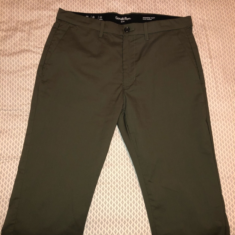 Goodfellow &Co slim tech chinos